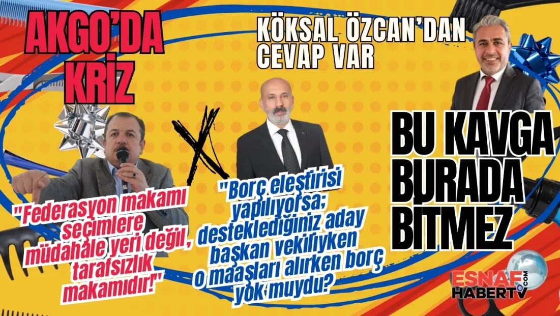 Köksal Özcan’dan Karakaş’a  Gönderme: 'Borç Varsa Başkan Vekilinle Beraber Yaptık!'
