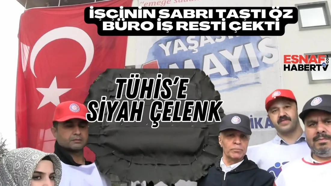 Öz Büro İş'ten Kamu İşveren Sendikasına Siyah Çelenk