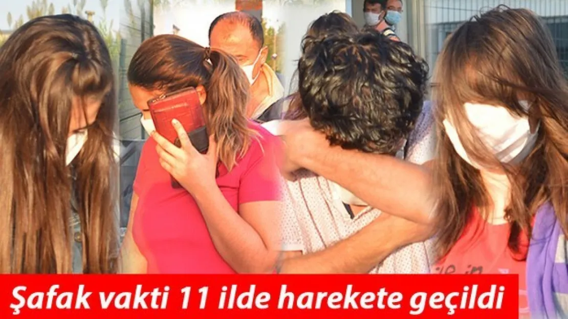 Adana merkezli 16 ilde swinger operasyonu