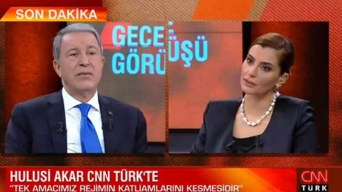 Akar: Cumhurbaşkanımız talimatı verdi, hedefi gösterdi