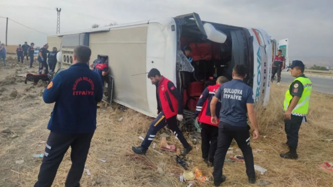 Amasya'da otobüs kazası: 6 kişi öldü, 35 kişi yaralandı