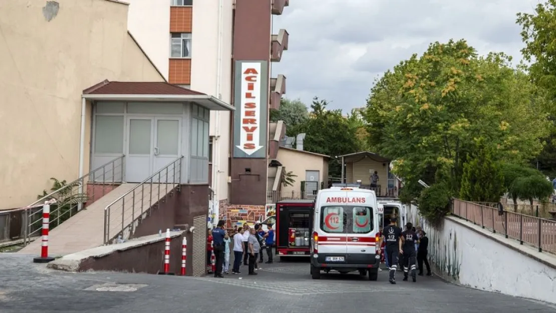 Ankara'daki Hastanede Kimyasal Alarmı