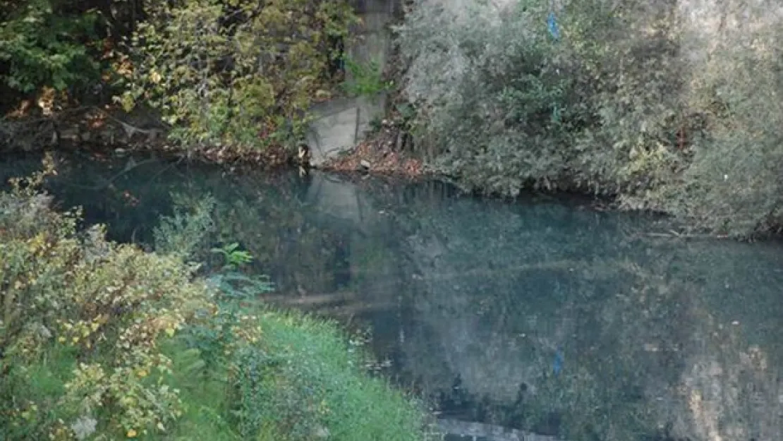 Bartın Irmağı siyaha büründü, kötü koku oluştu