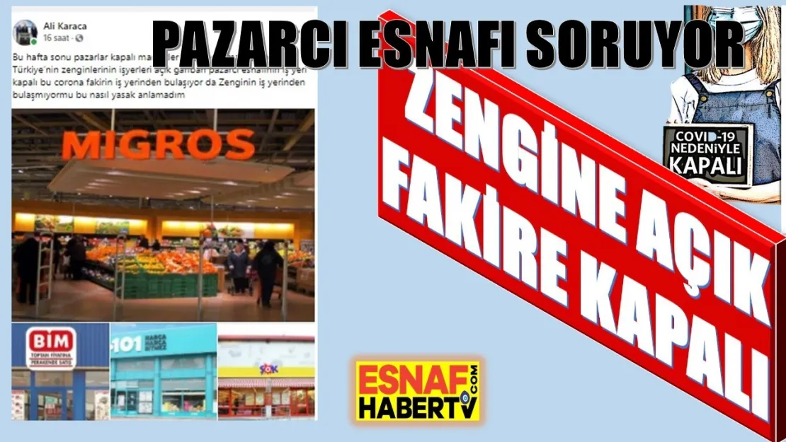 Başkan Karaca Soruyor: Zenginin İş Yerinden Korona Bulaşmıyor Mu?