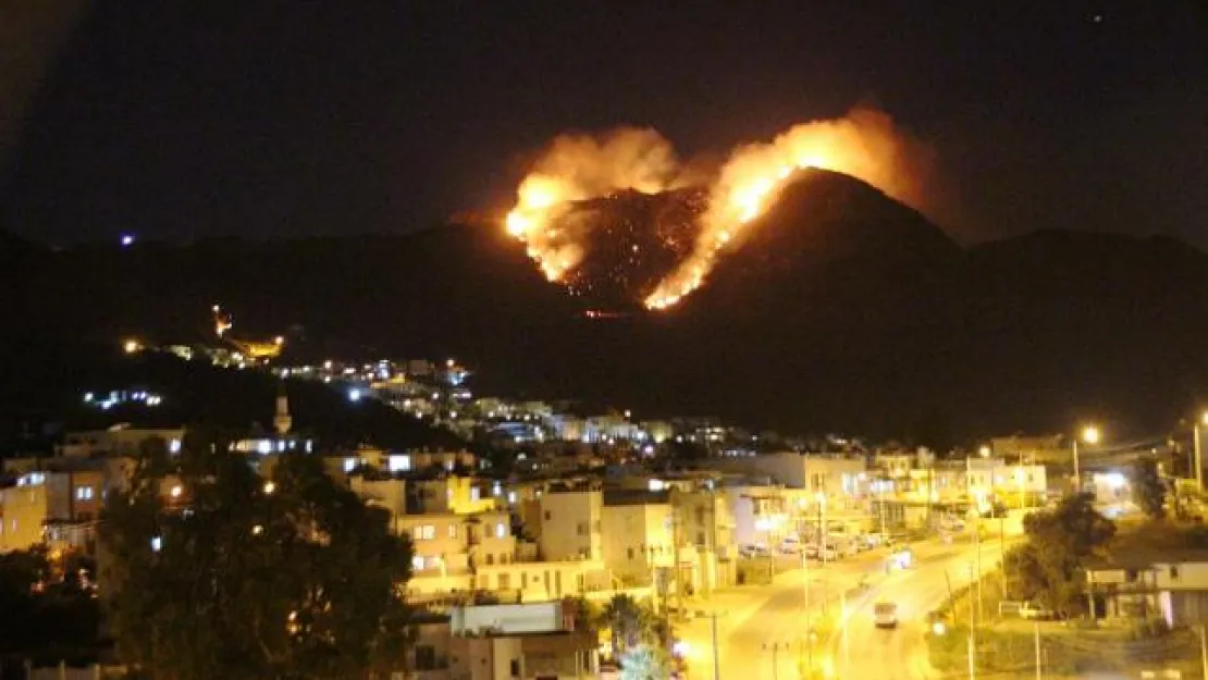 Bodrum'da Yangın