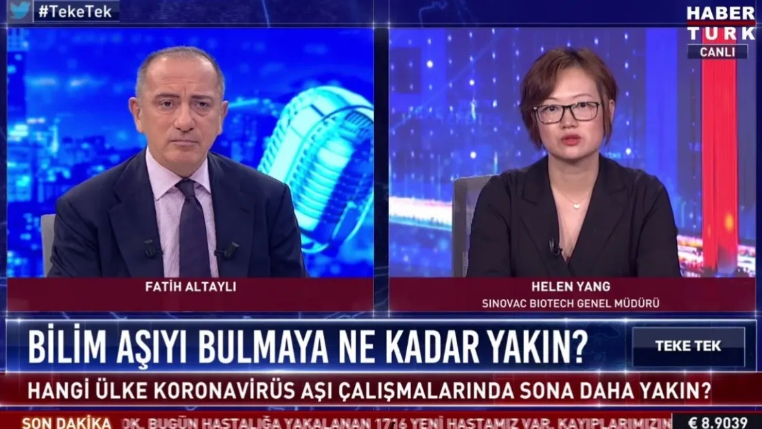 Çin Firması: Türkiye'de Klinik Deneyler Yapıyoruz