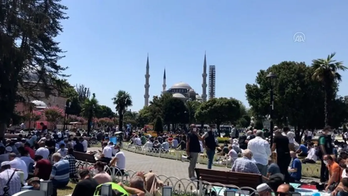 Cumhurbaşkanı Erdoğan Ayasofya'da