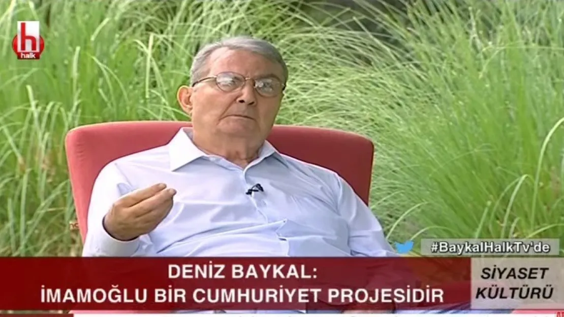 Deniz Baykal: Ekrem İmamoğlu Cumhuriyet Projesidir