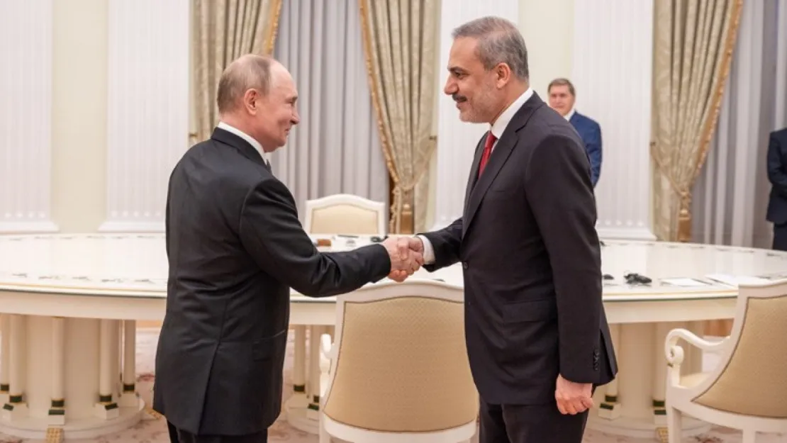 Dışişleri Bakanı Fidan, Rusya Devlet Başkanı Putin ile görüştü