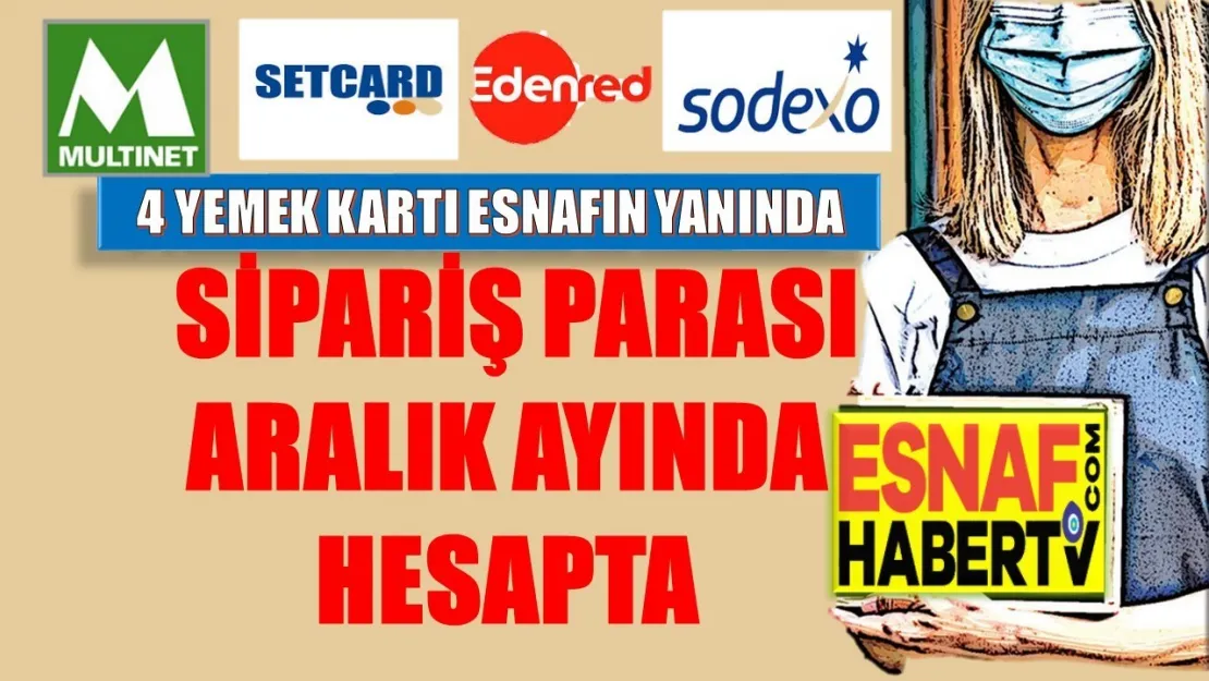 Dört Yemek Kartı Firması'ndan Esnafa Korona Desteği