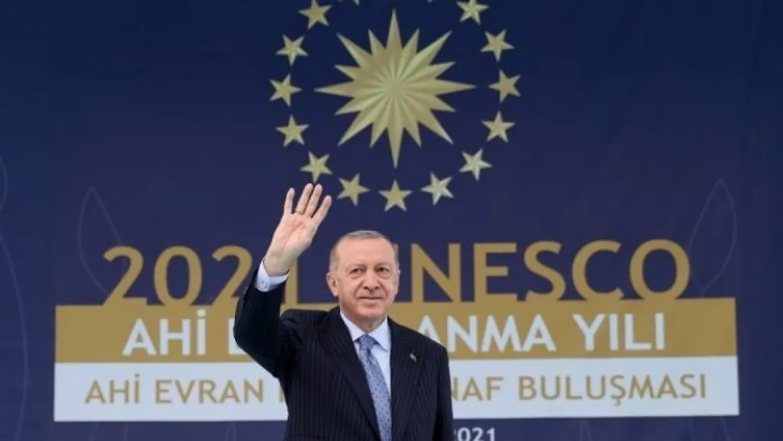 Erdoğan Ahi Evran İzinde Esnaf Buluşması'nda konuştu