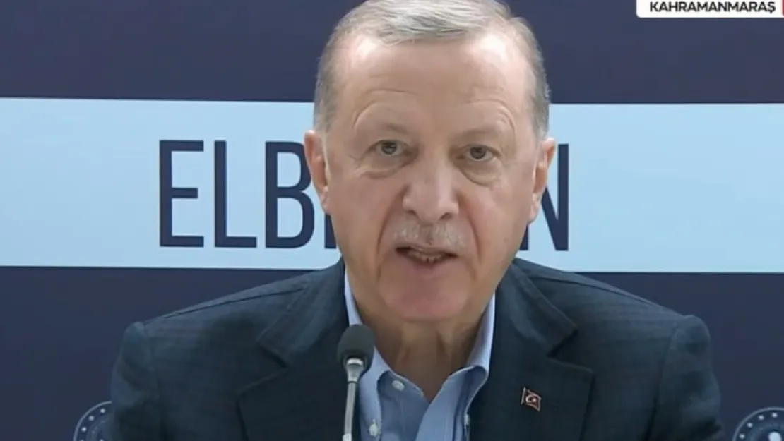 Erdoğan  Kahramanmaraş'ta: Sizden bir yıl süre istiyorum