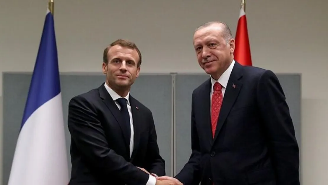 Erdoğan Macron'la Görüştü