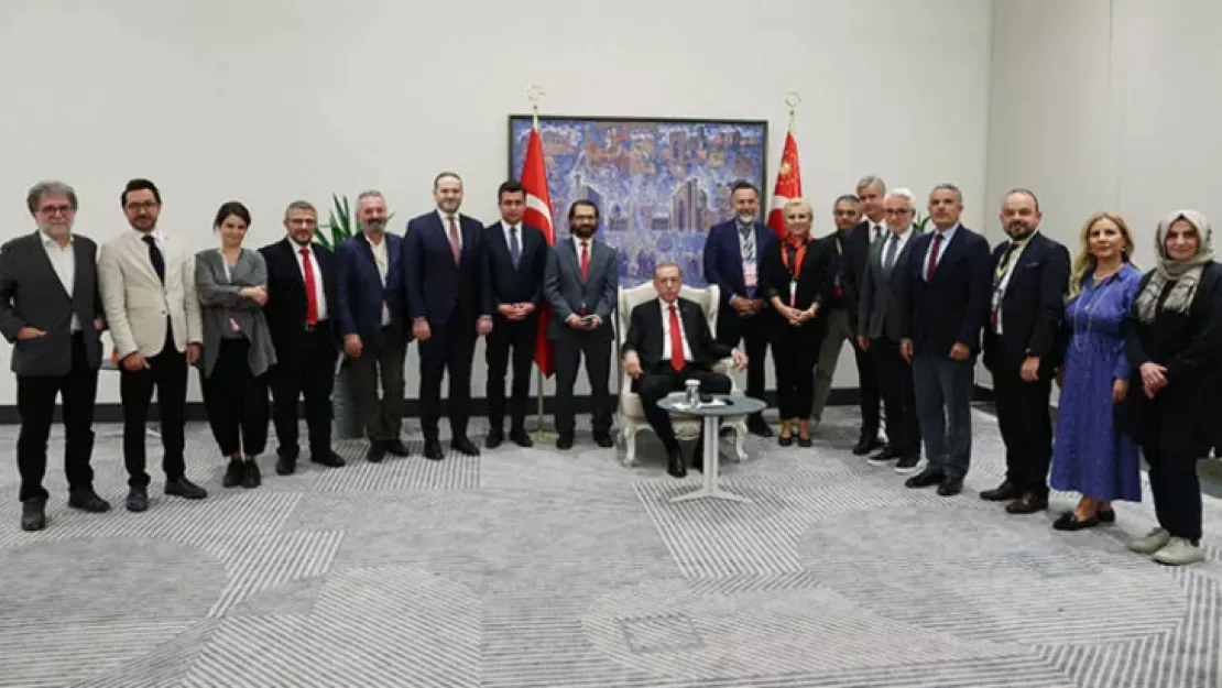 Erdoğan Özbekistan'da gazetecilere önemli açıklamalar yaptı
