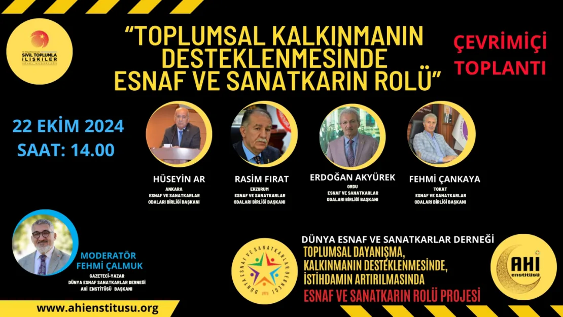 Esnaf ve Sanatkarların Toplumsal Kalkınmadaki Rolü Tartışılıyor