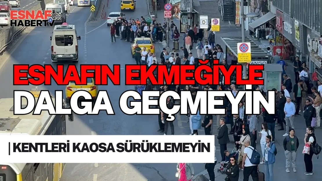 Esnafı Kontak Kapattı, Megakent Felç Oldu, Son Anda Kriz Çözüldü
