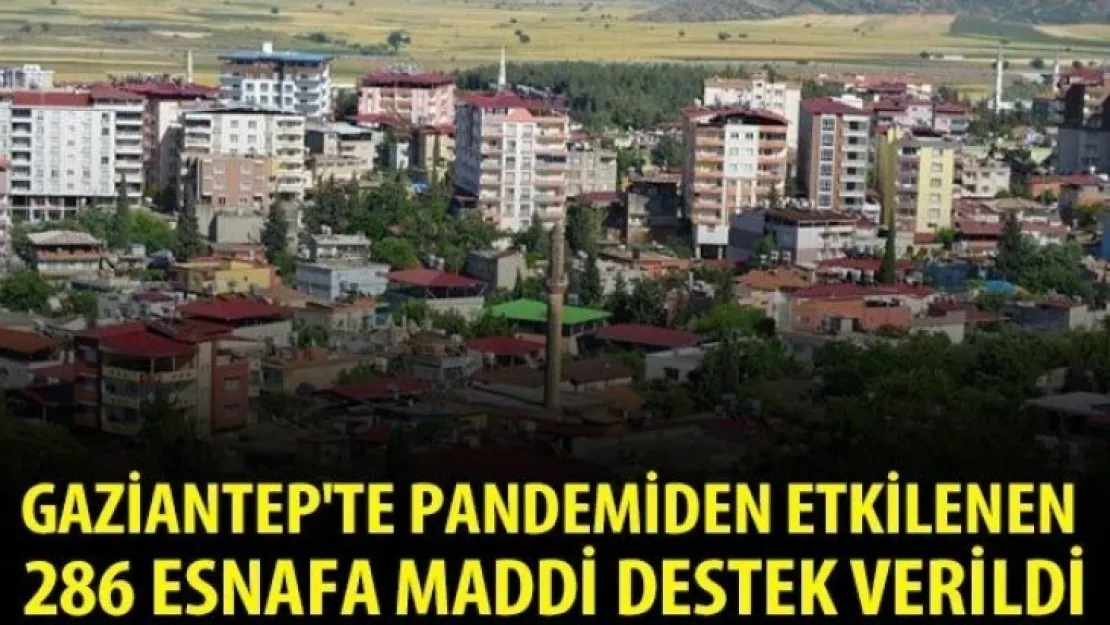 Gaziantep'te 286 Esnafa Yardım