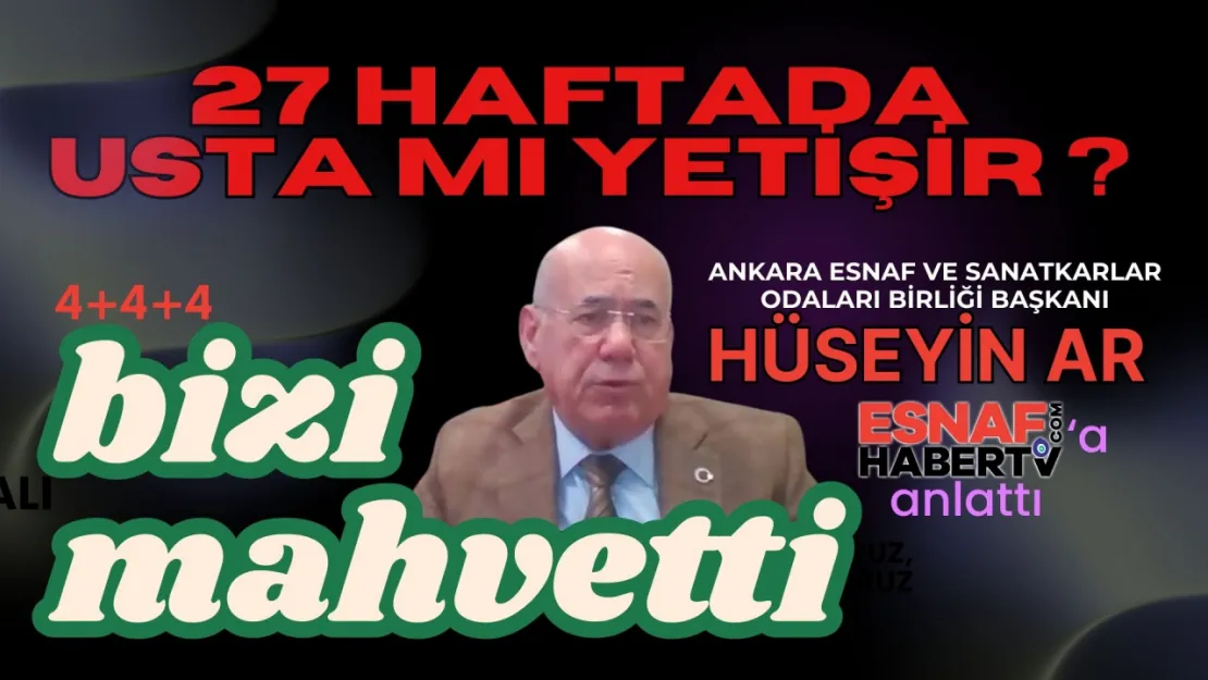 Hüseyin Ar'dan Meseleki Eğitim İsyanı