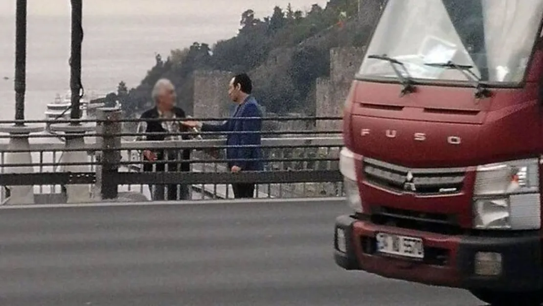 İntihar girişimi trafiği kilitledi
