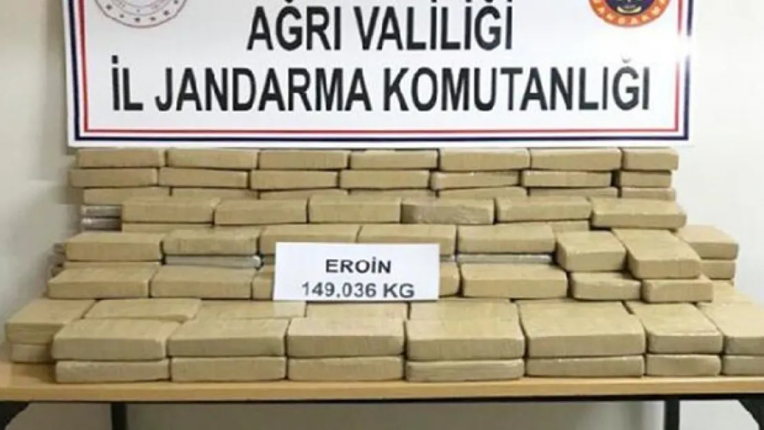 İran plakalı TIR'da 149 kilo eroin ele geçirildi