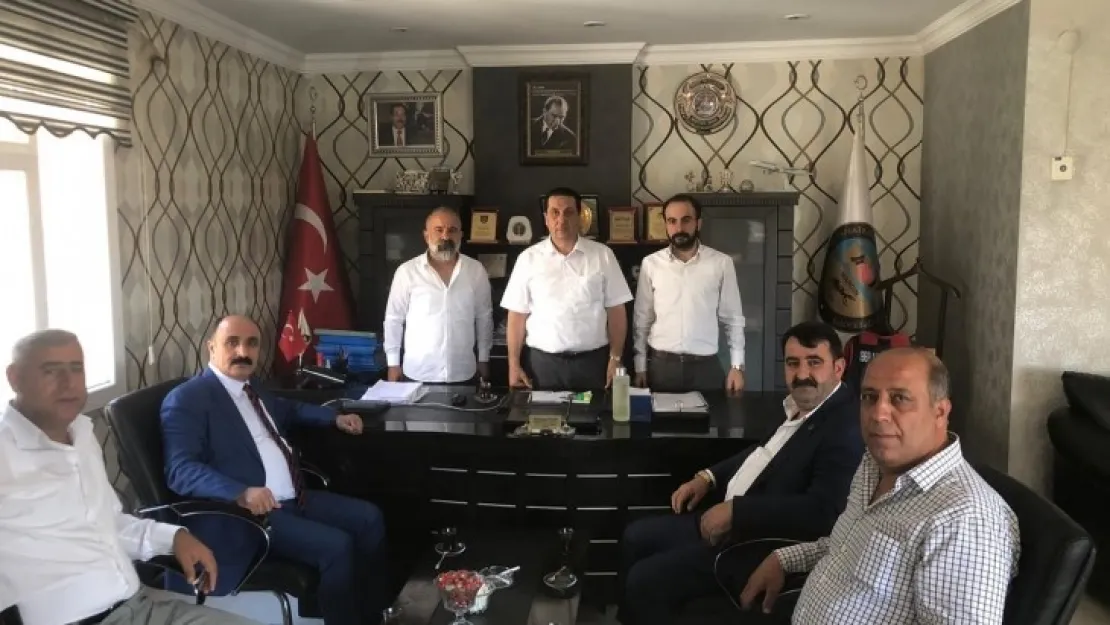 İsa Güven , Mardin Kahveciler Esnaf Odasını Ziyaret Etti