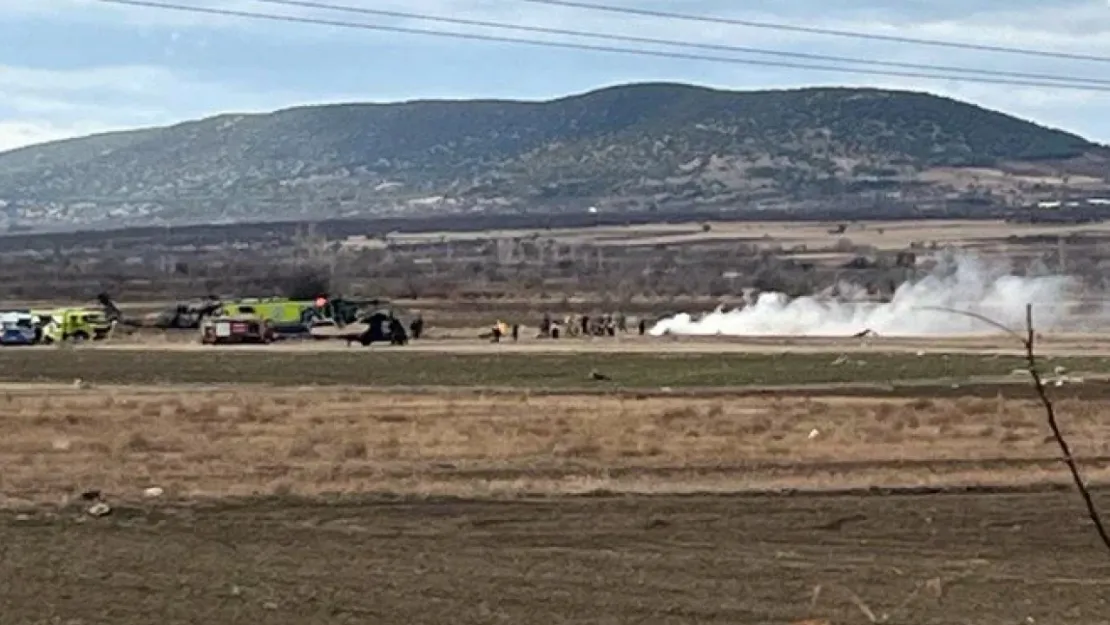 Isparta'da askeri helikopter düştü! 6 asker şehit oldu