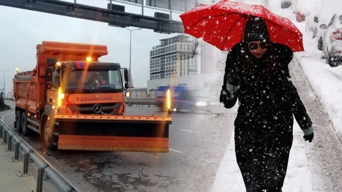 İstanbul'da Kar Alarmı