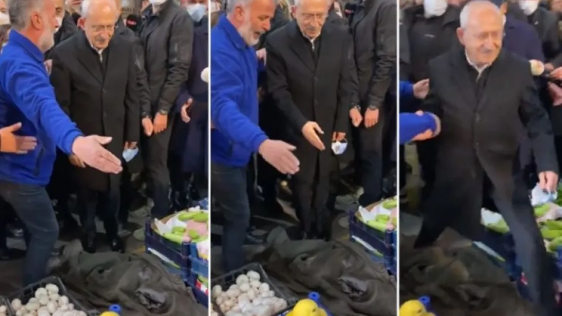 Kılıçdaroğlu ile esnaf arasında 'kırmızı halı' diyaloğu