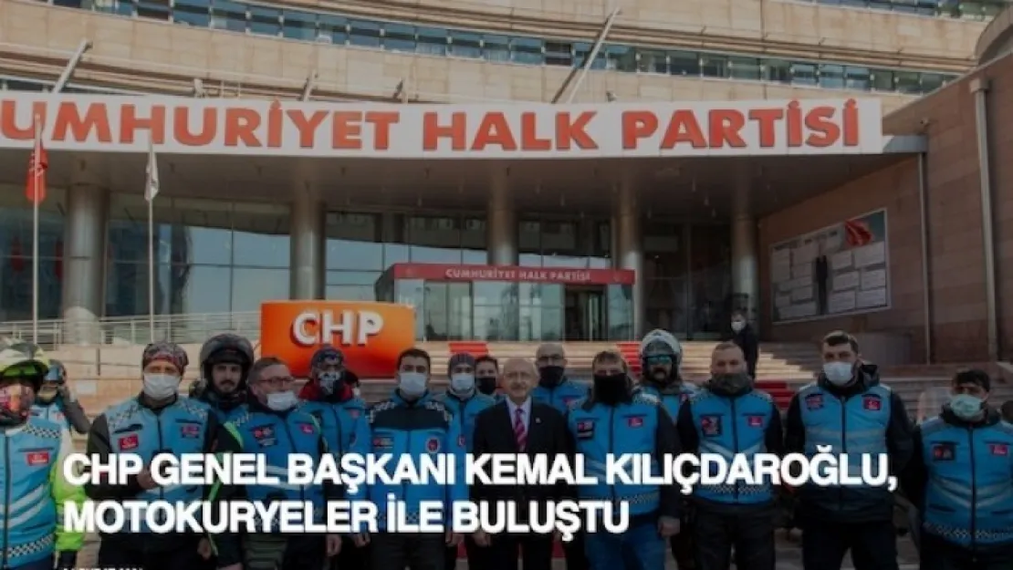 Kılıçdaroğlu motokuryelerle buluştu