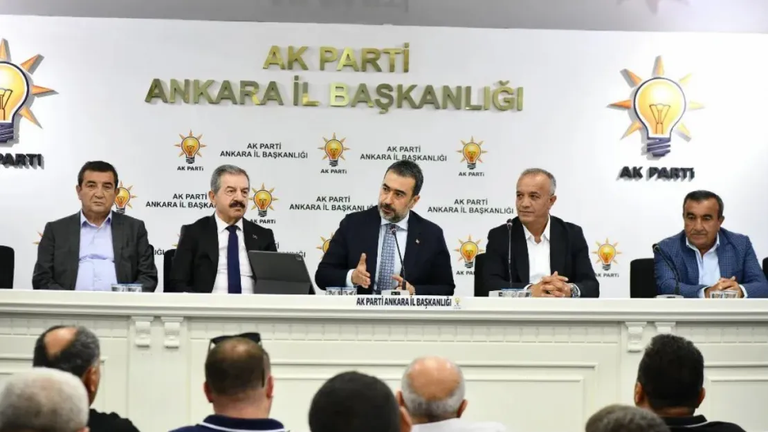 Minibüsçülerden AK Parti Ankara İl Başkanlığına Ziyaret