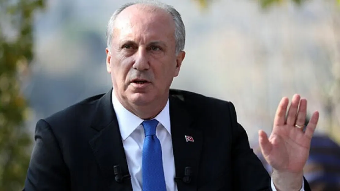 Muharrem İnce'den 'yeni parti' açıklaması