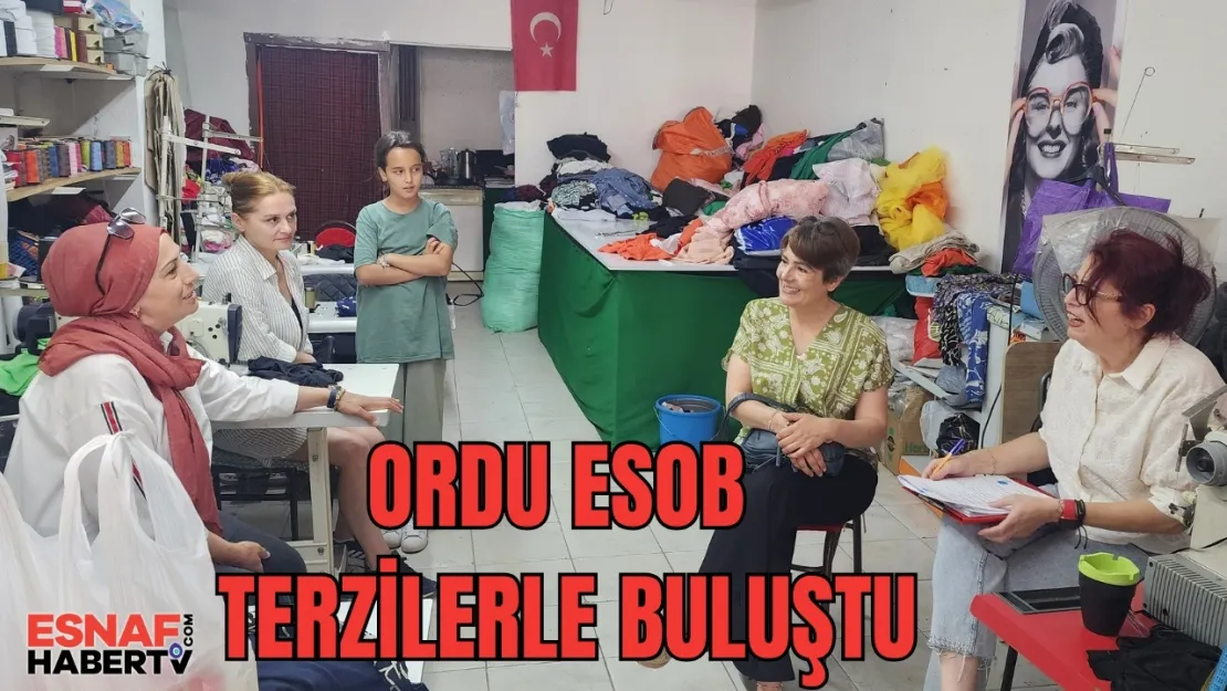 Ordu ESOB'dan Fatsa'da Terzi Esnaflarına Ziyaret