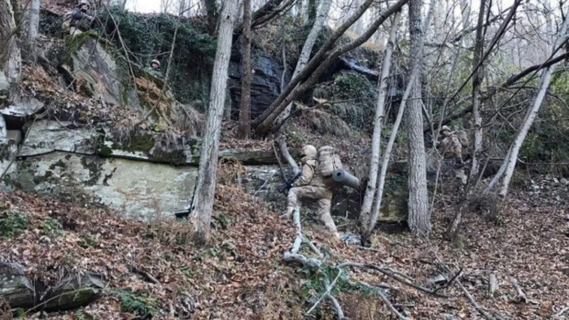 Ormanın içinde 6 katlı sığınak bulundu