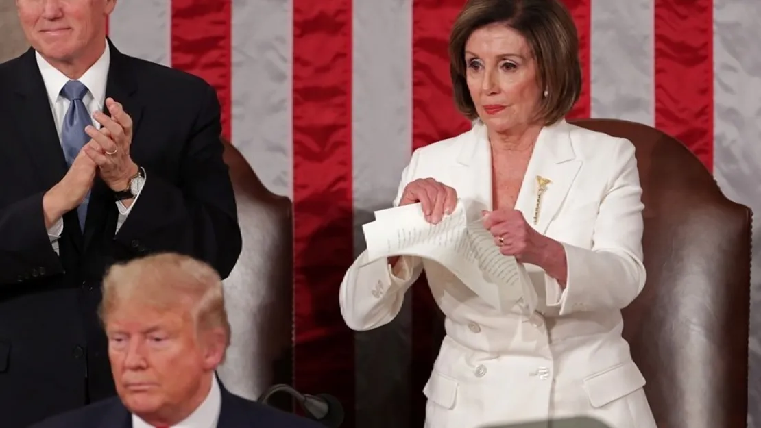 Pelosi'den Trump'a Protesto