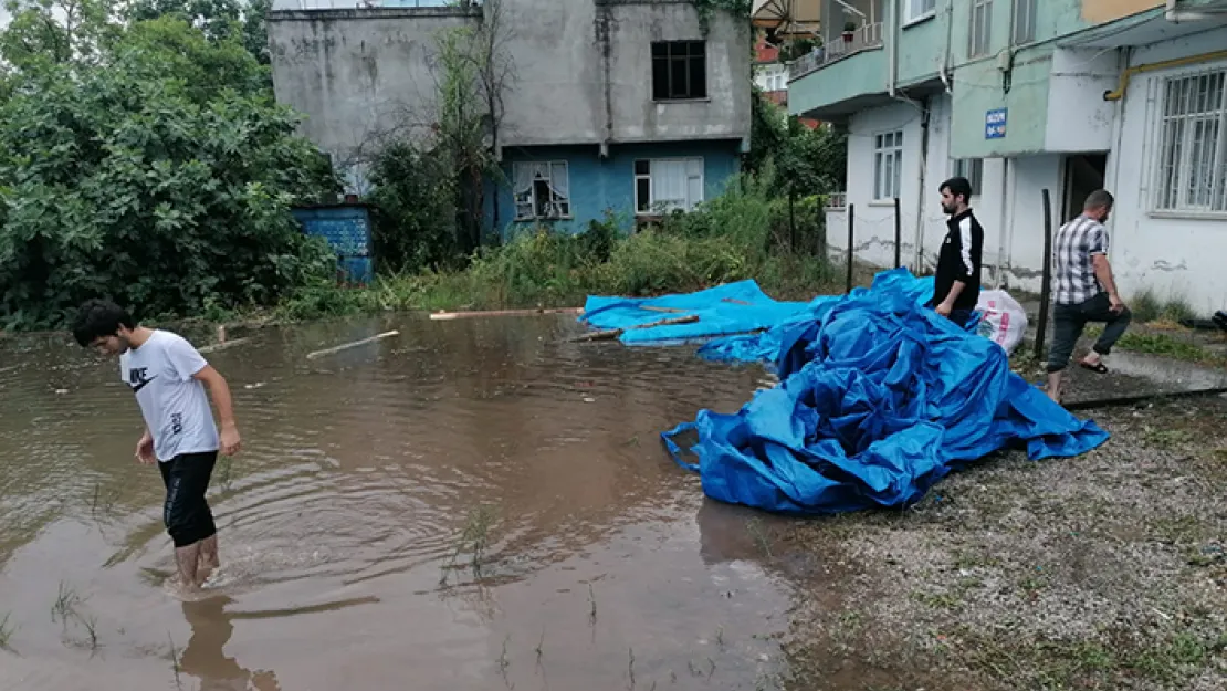 Samsun'da Sağanak Etkili Oldu