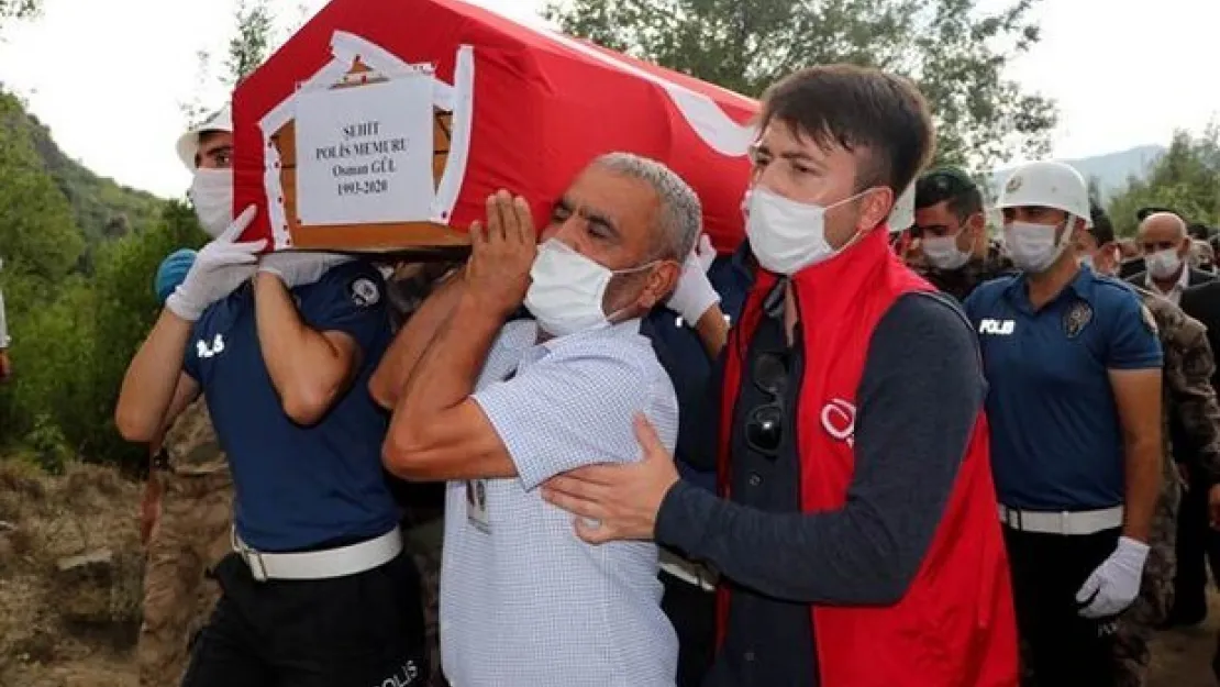 Şehit özel harekat polisi son yolculuğuna uğurlandı