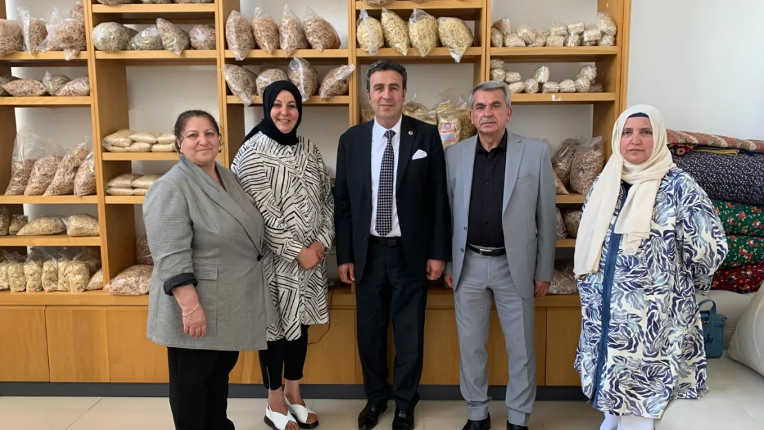 SESOB  Başkanı Demirgil'den Kadın Kooperatifine Destek Ziyareti