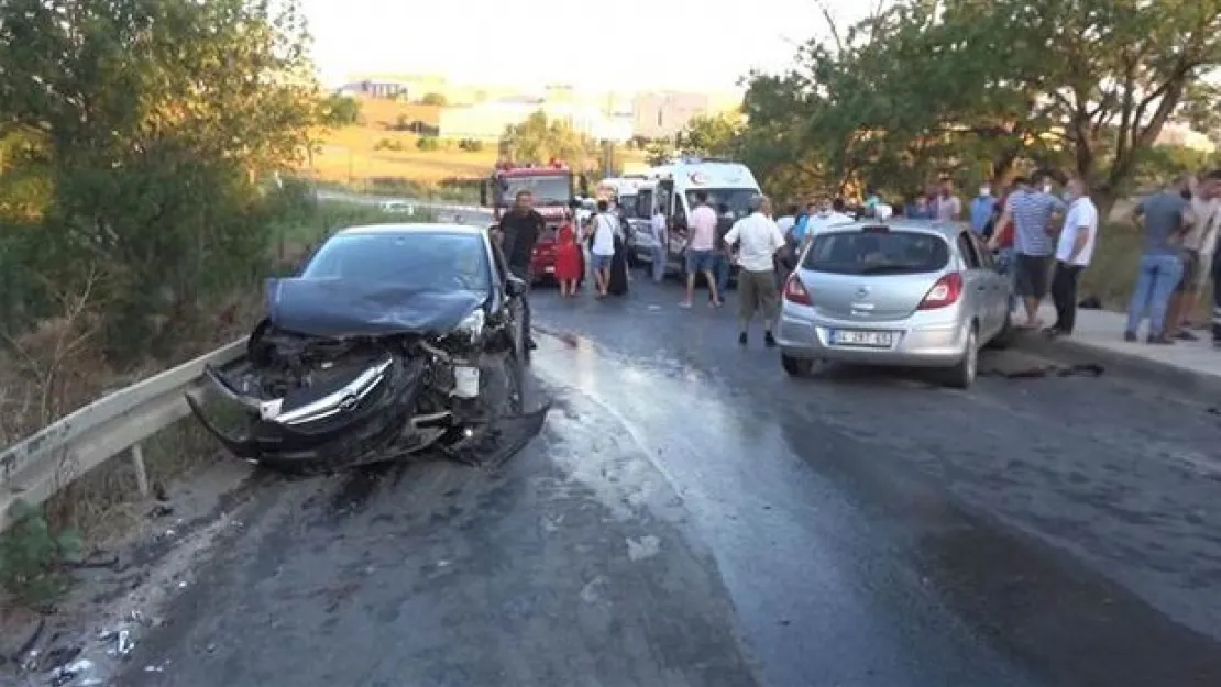 Silivri'de zincirleme kaza! Çok sayıda yaralı var