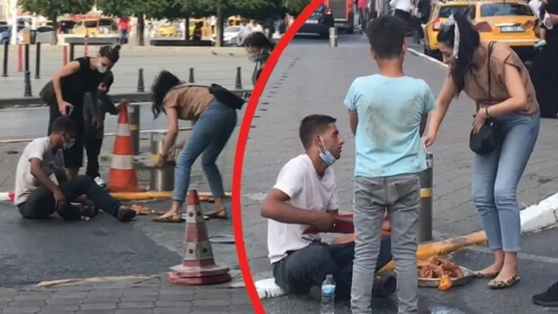 Taksim Meydanı'nda ahlâksız oyun!