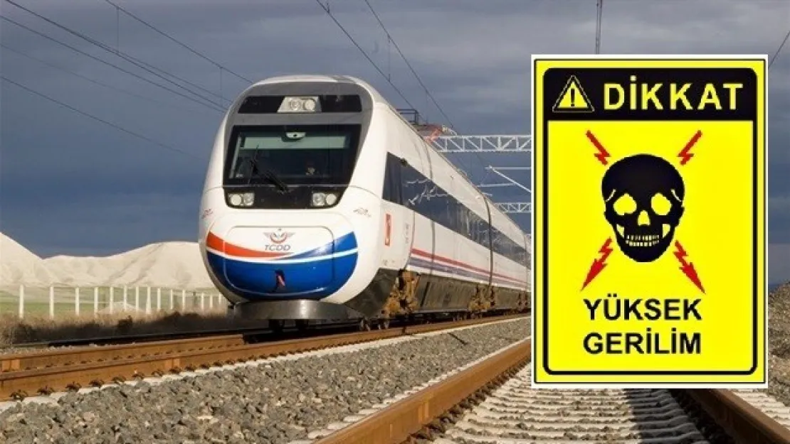 TCDD'den Yüksek Gerilim Uyarısı