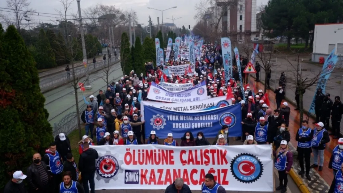 Türk Metal Kocaeli'de miting yaptı