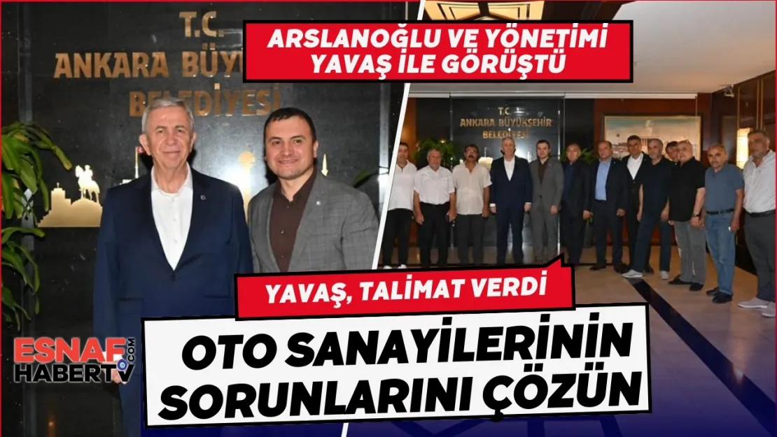 Yavaş, 5 oto sanayinin sorunlarını çözme sözü verdi