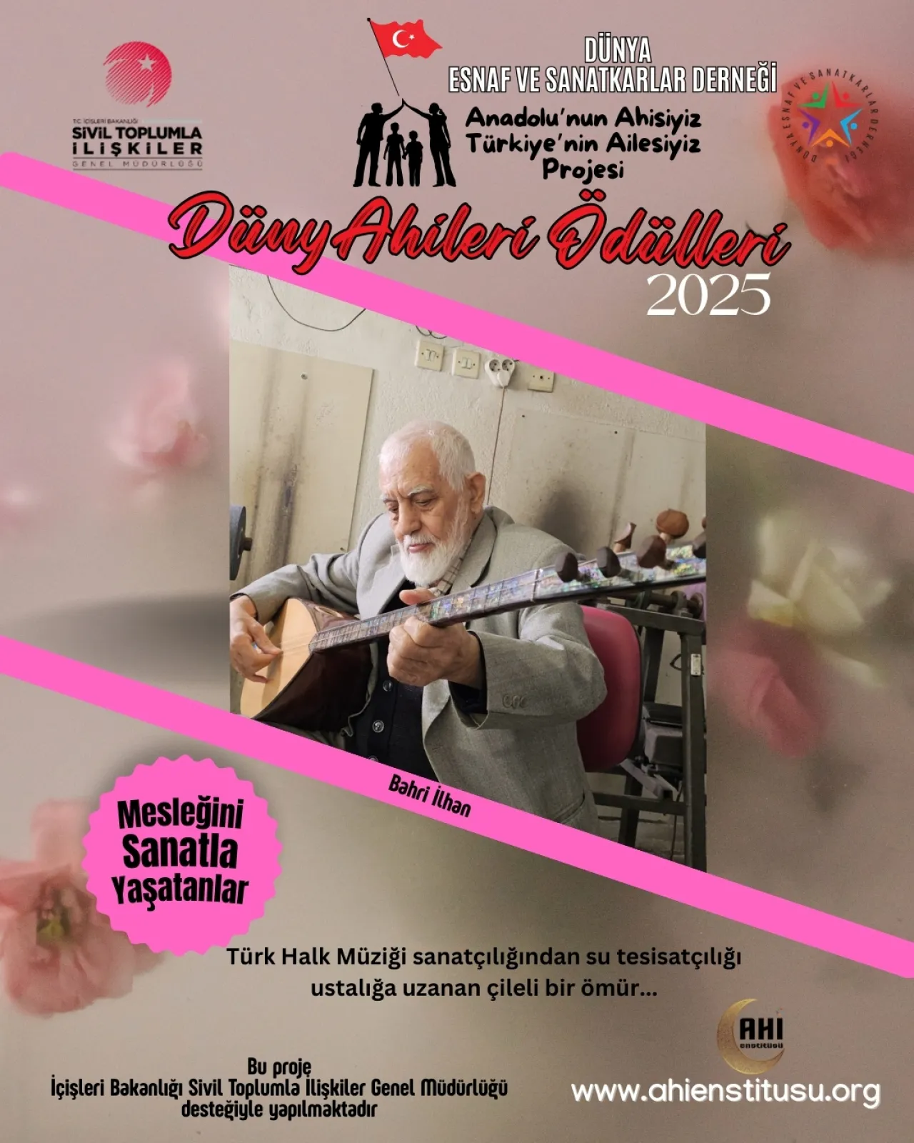 Sazın Telinden Suyun Yoluna Bir Ömür: 2025 Dünya Ahisi Bahri İlhan