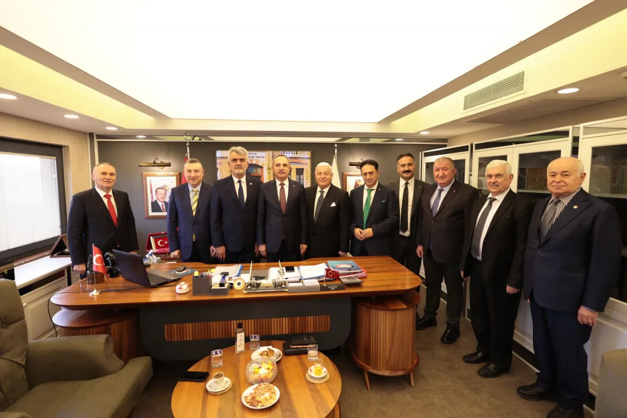 Erol Korkut'tan Mesut Şengün'e 'Hayırlı Olsun' Ziyareti