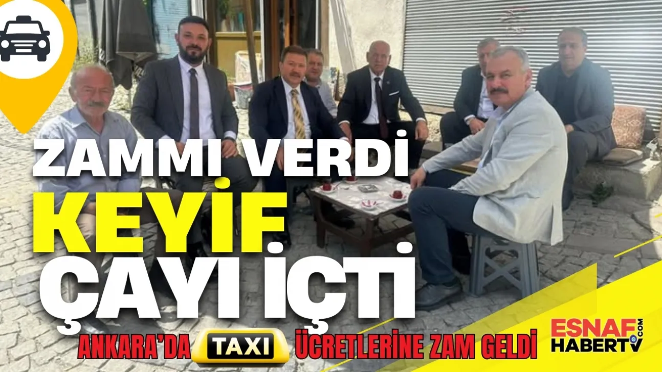 Ankara Taksicileri Zamlı Tarifeye Geçiyor!