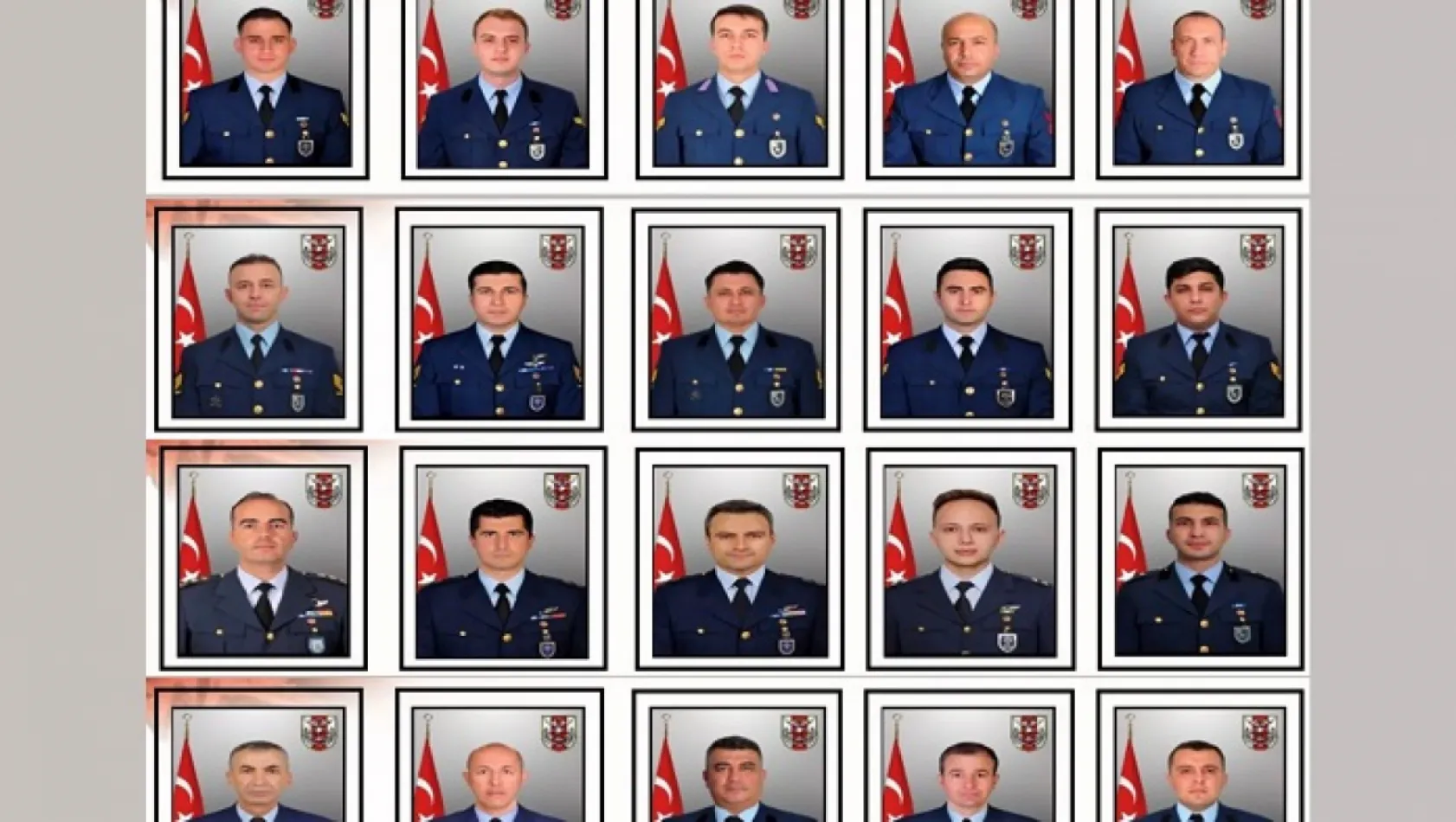 20 Şehitin kimlikleri açıklandı...