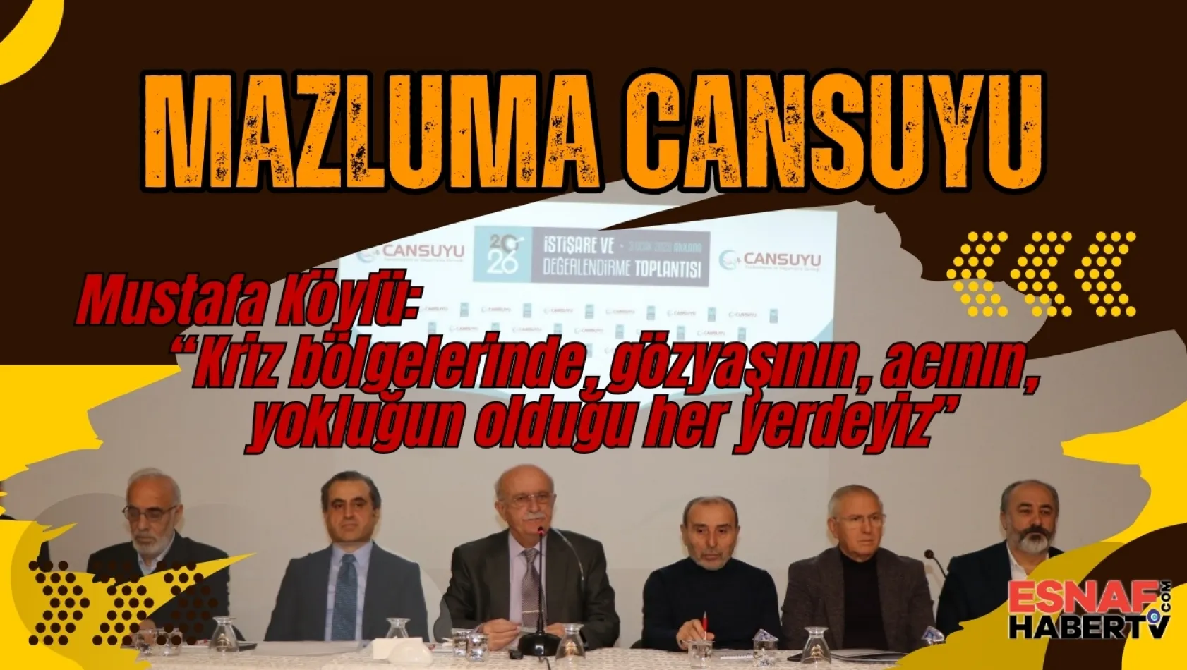 Cansuyu, Dünya'nın Dört Bir Yanında Seferber...