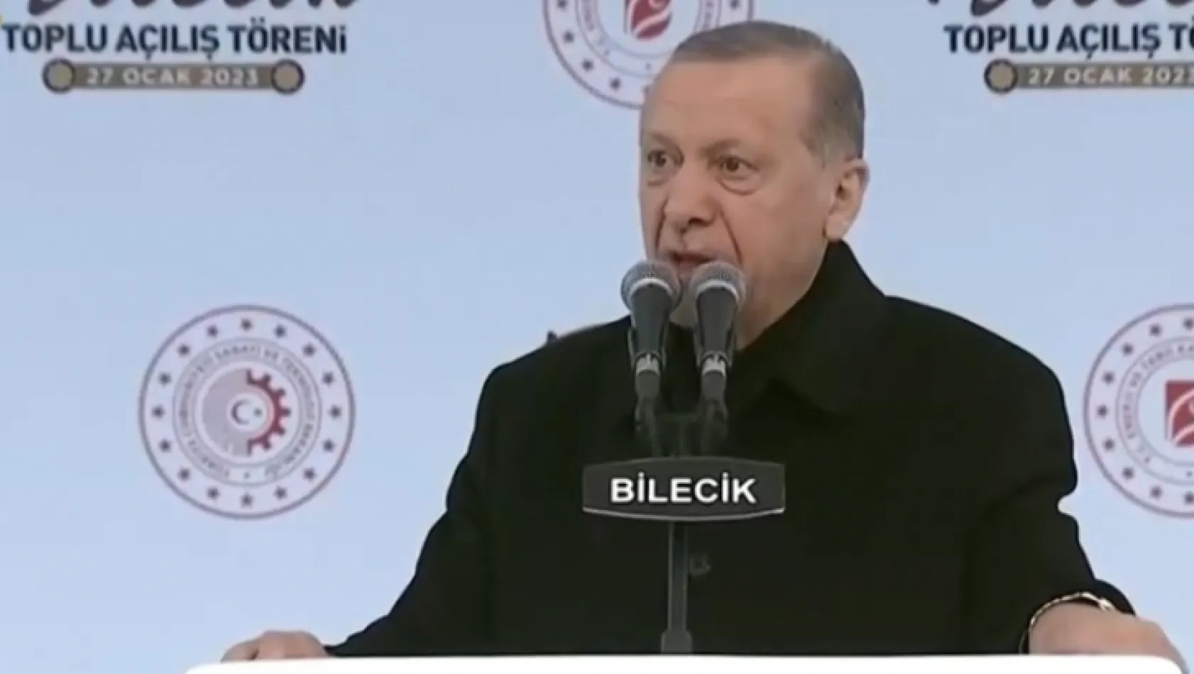 Erdoğan Bilecik'te toplu açılışlar yaptı