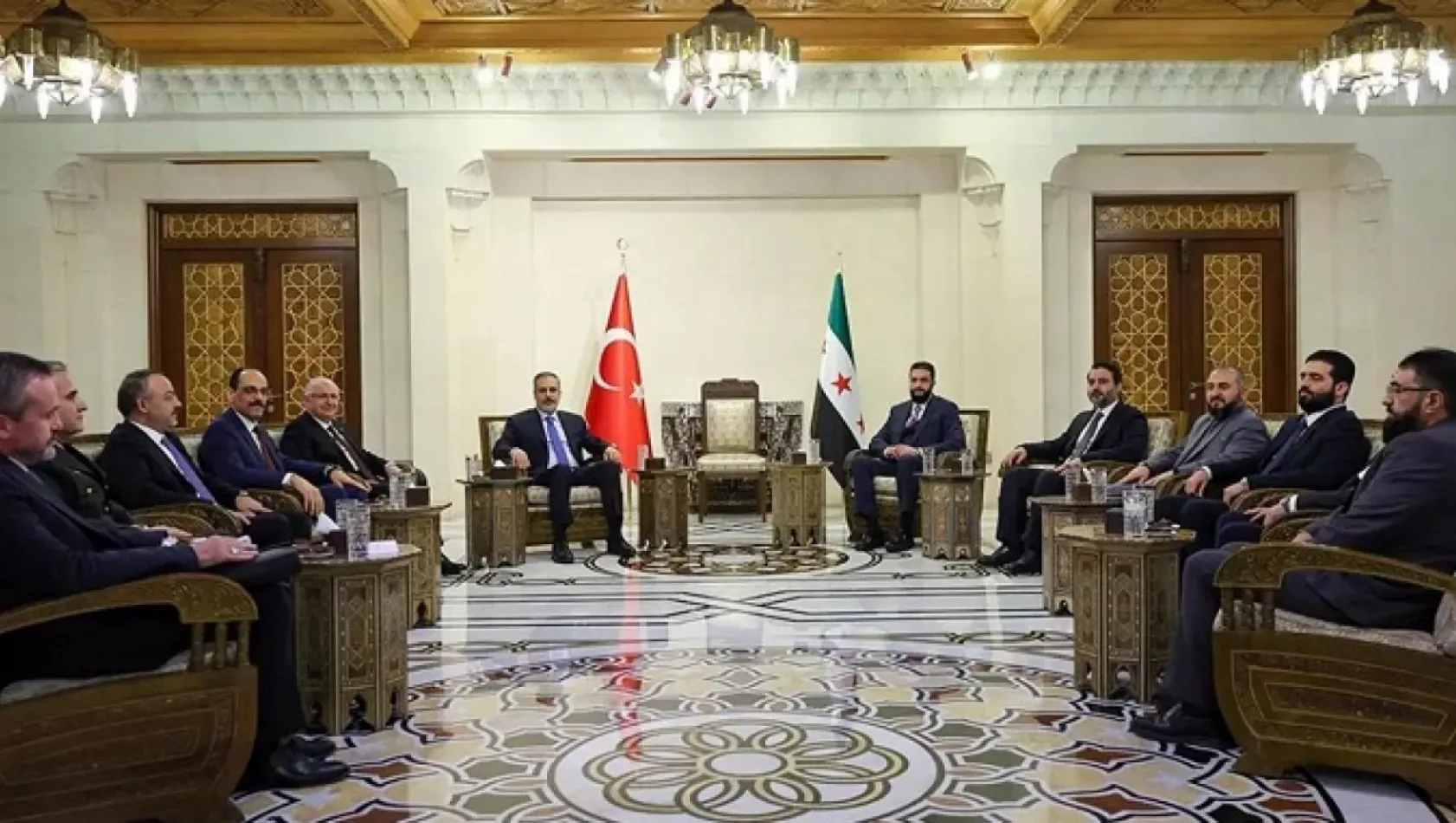 İki Bakan ve MİT Başkanı Şam'da