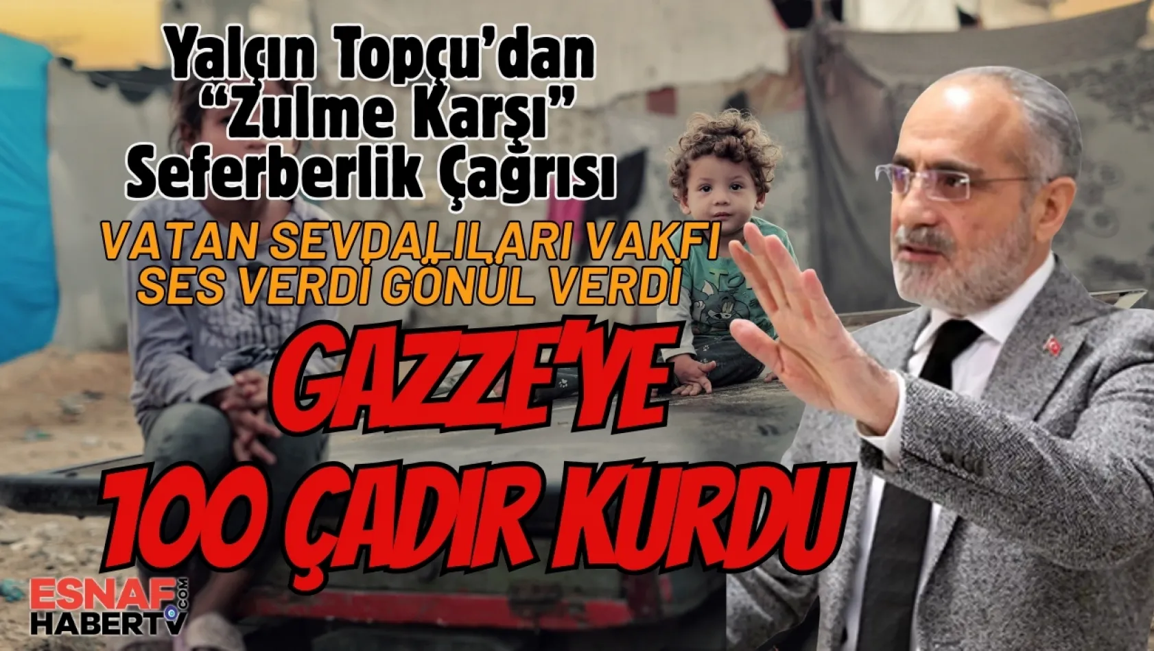 Topçu'nun Çağrısı Seferberliğe Dönüştü... Gazze'ye Vatan Sevdalıları Eli